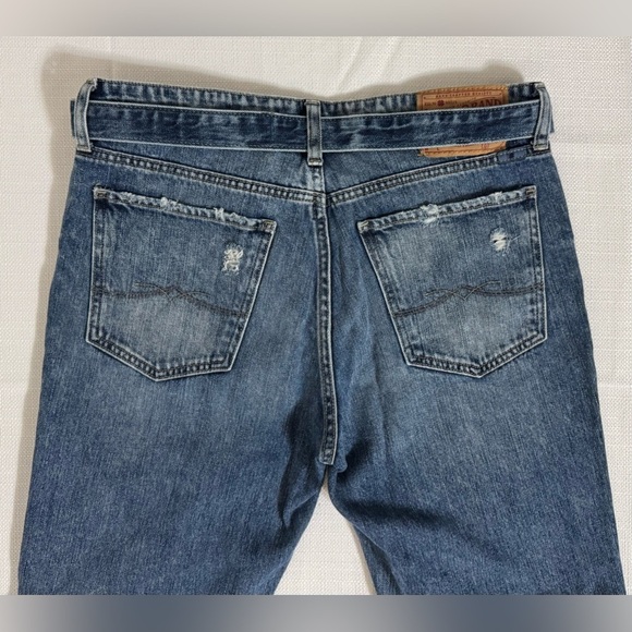 Lucky Brand Sienna Slim Boyfriend Jeans Patchwork Distressed  Size 2/26 - Picture 6 of 16